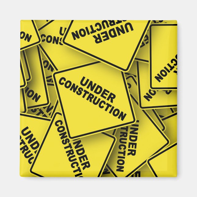 Bauzeichen Magnet (Vorne)