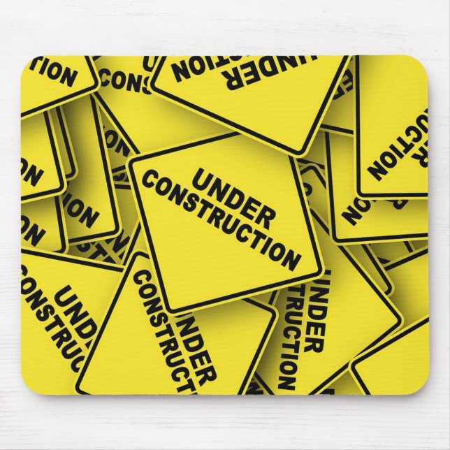 Bauzeichen Mousepad (Vorne)