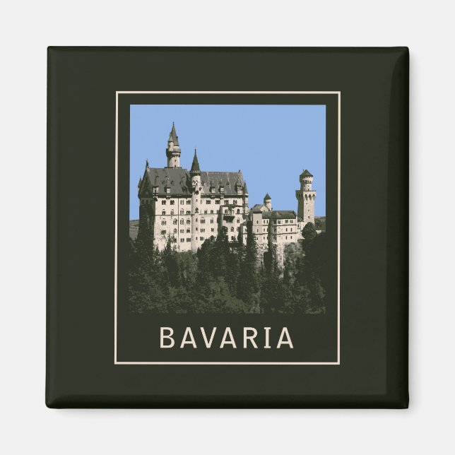 Bavaria Neuschwanstein Magnet (Vorne)
