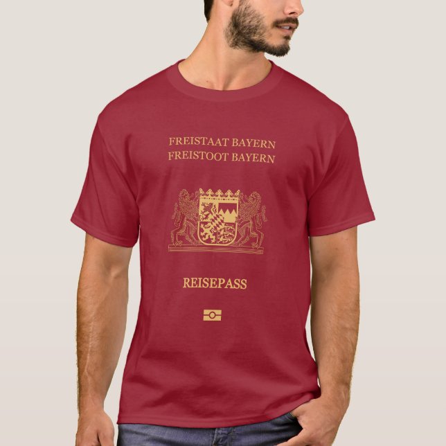 Bavaria passport (Germany) T-Shirt (Vorderseite)
