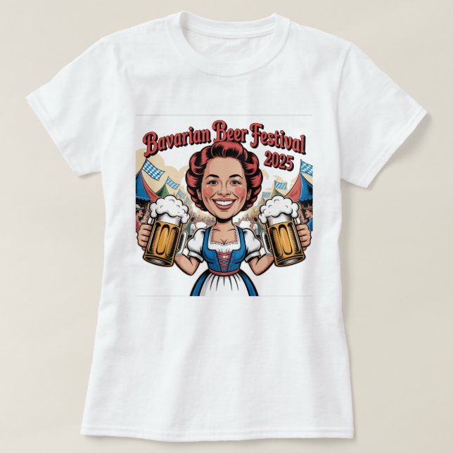 Bavarian Beer Festival T - Shirt - Ideal für Bier, (Design vorne)