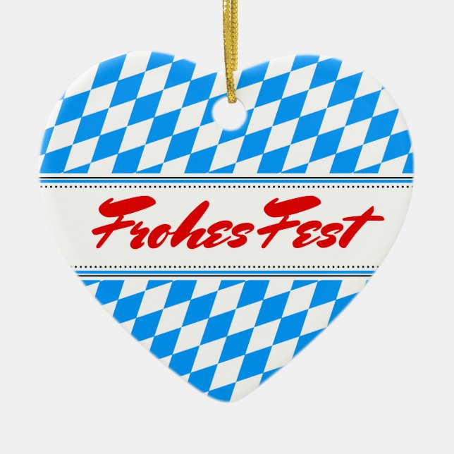 Bavarian Keramik Ornament (Vorne)