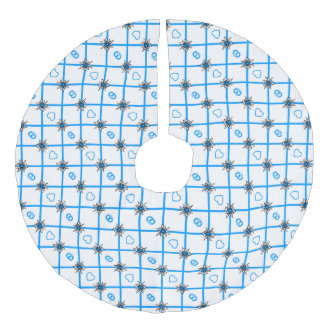 Bavarian Leinenimitat Weihnachtsbaumdecke