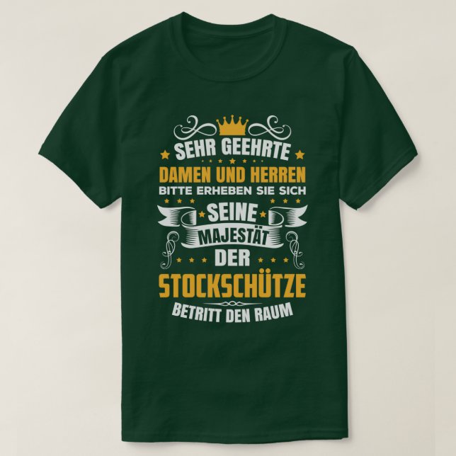 Bavarisches Curling T-Shirt (Design vorne)
