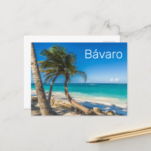 Bavaro Beach Caribbean Dominican Republic Souvenir Feiertagspostkarte
