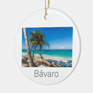 Bavaro Beach Caribbean Dominican Republic Souvenir Keramik Ornament