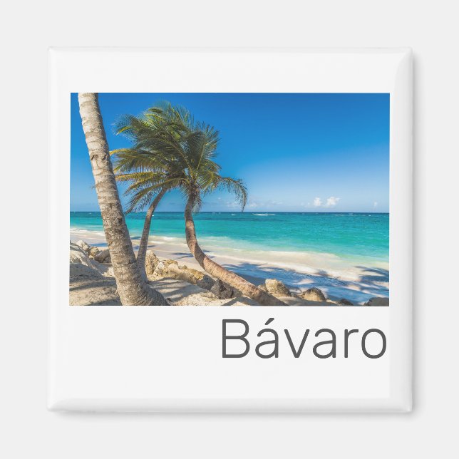 Bavaro Beach Caribbean Dominikanische Republik Sou Magnet (Vorne)