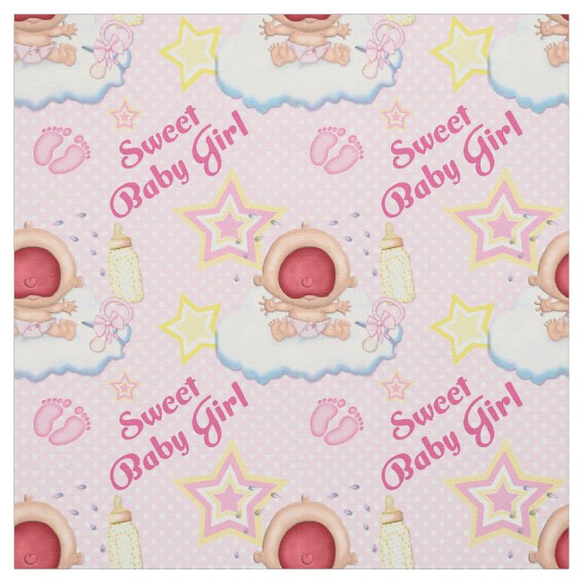 Bawling Baby Girl Stoff (Muster)