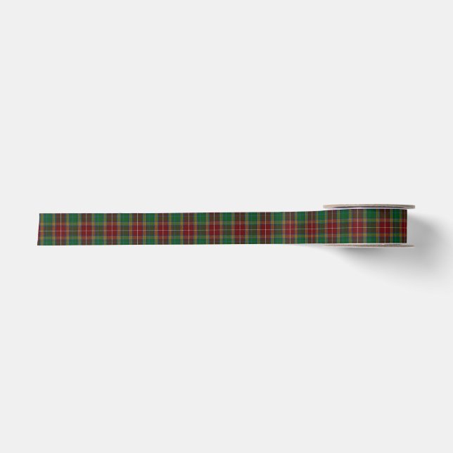 Baxter Clan Tartan Kariert Ribbon Satinband (Vorderseite)