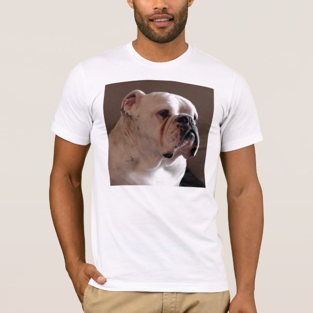 Baxter die englische Bulldogge T-Shirt (Vorderseite)