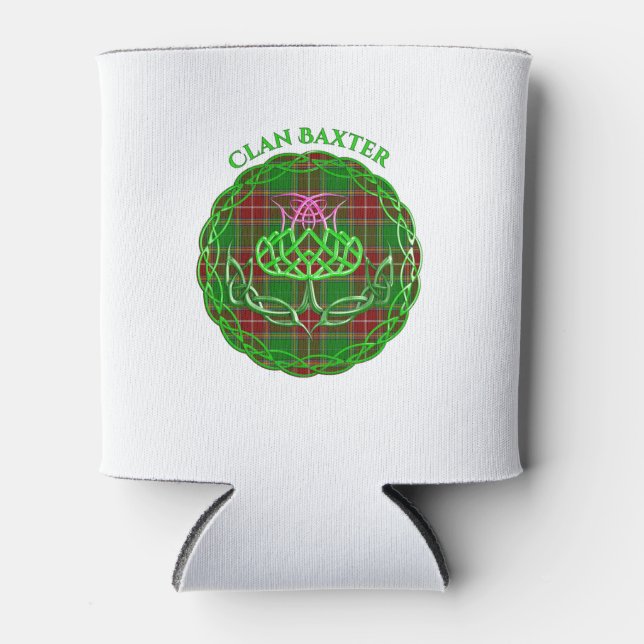 Baxter Scottish Tartan Celtic Thistle Dosenkühler (Vorderseite)