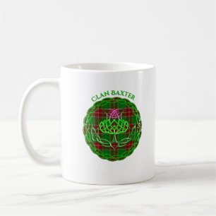 Baxter Scottish Tartan Celtic Thistle Kaffeetasse