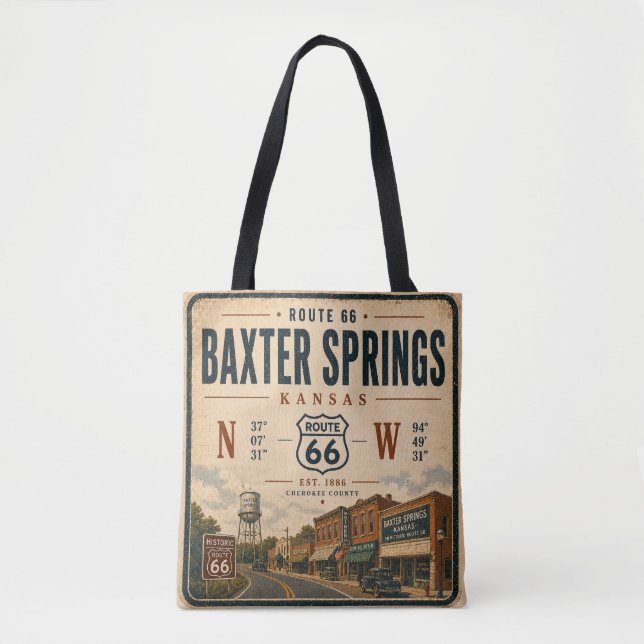 Baxter Springs Route 66 Heritage-Tribut (Vorderseite)