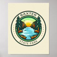 Baxter Staat Park Maine Abzeichen