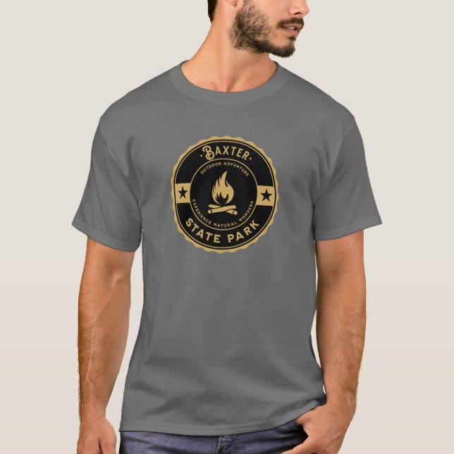 Baxter Staat Park Maine Boxy T-Shirt (Vorderseite)