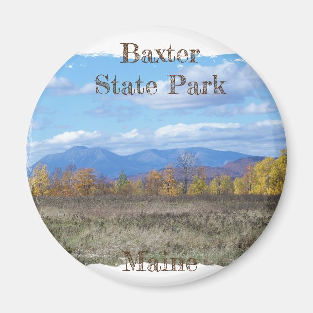 Baxter Staat Park, Maine Magnet (Vorne)