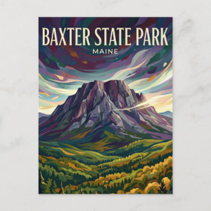 Baxter State Park USA Postkarte