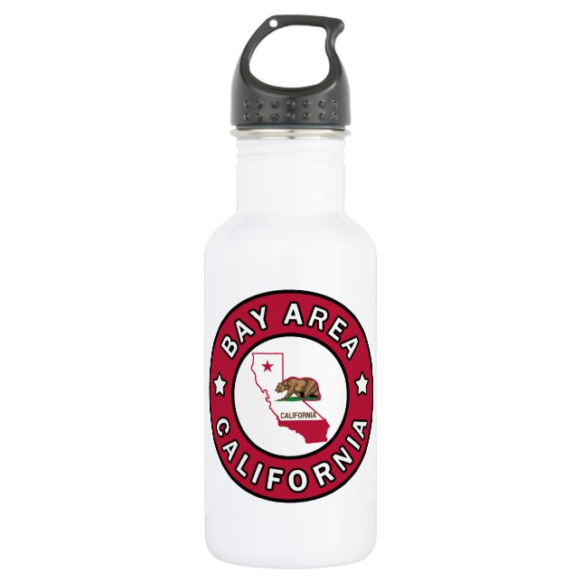 Bay Area California Edelstahlflasche (Vorderseite)