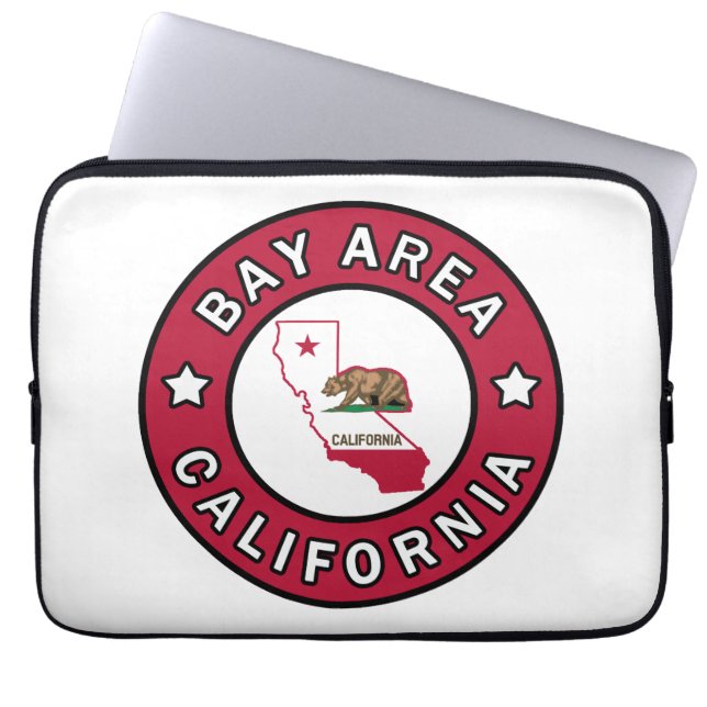 Bay Area California Laptopschutzhülle (Vorderseite)