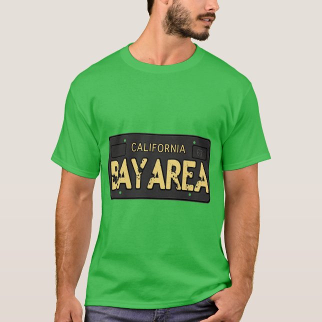 Bay Area California Old School T-Shirt (Vorderseite)