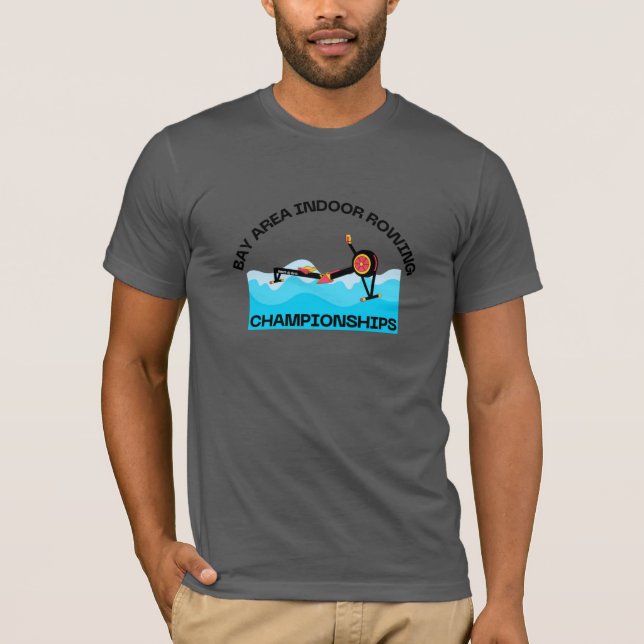 Bay Area Indoor Rowing Championships 2025 T-Shirt (Vorderseite)
