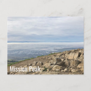 Bay Area Mission Peak Top Berggipfel Postkarte