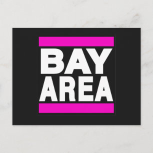 Bay Area Pink Postkarte