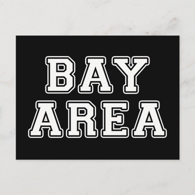 Bay Area Postkarte (Vorderseite)