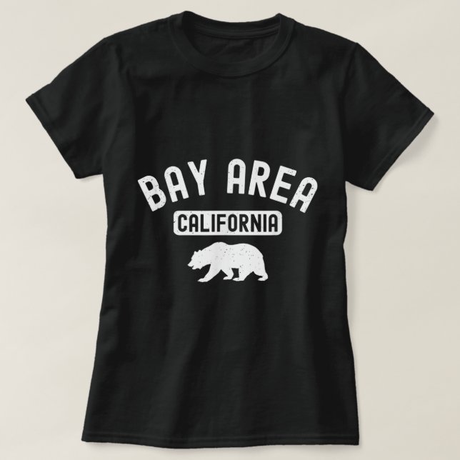 Bay Area San Francisco Oakland Berkeley Kalifornie T-Shirt (Design vorne)