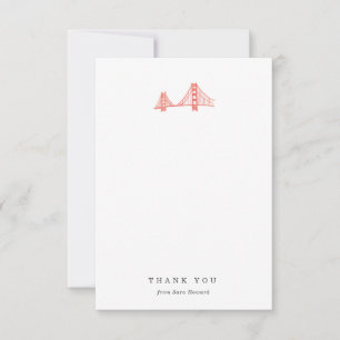 Bay Bridge Dankeschön Card Dankeskarte