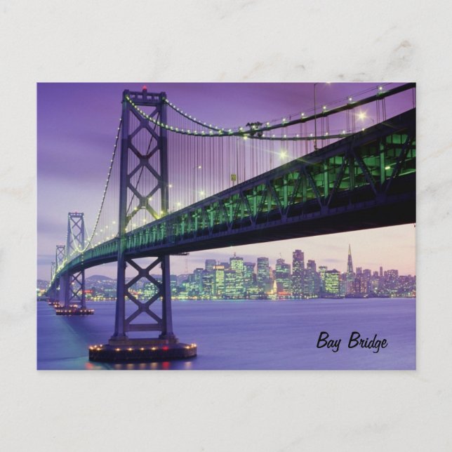 Bay Bridge Postkarte (Vorderseite)