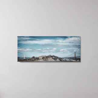 Bay Bridge Stretched Canvas Print Leinwanddruck
