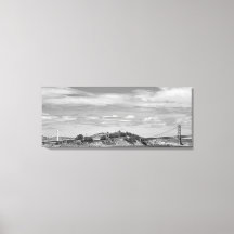 Bay Bridge Stretched Canvas Print
