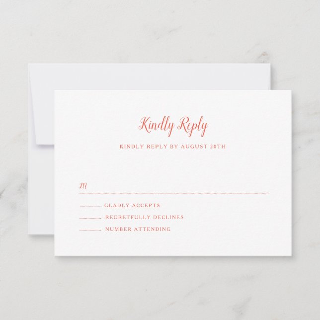 Bay Bridge Wedding RSVP (Vorderseite)
