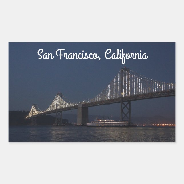Bay Bridge & Yerba Buena Island #2 Stickers (Vorderseite)