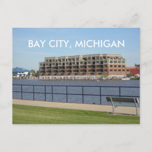 BAY CITY, MICHIGAN POST CARD POSTKARTE