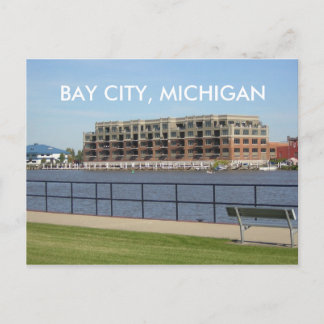 BAY CITY, MICHIGAN POST CARD POSTKARTE