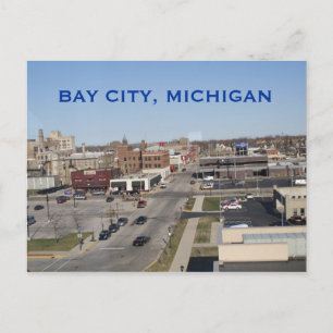 BAY CITY, MICHIGAN POST CARD POSTKARTE