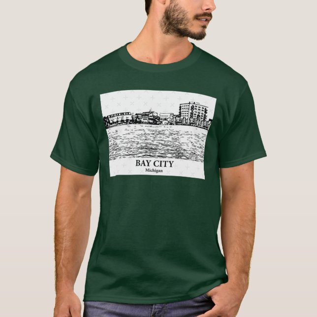 Bay City Michigan T-Shirt (Vorderseite)