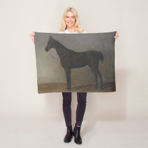 Bay Gelding Horse (von Albrecht Adam) Fleecedecke