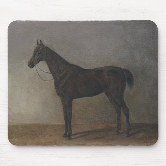 Bay Gelding Horse (von Albrecht Adam) Mousepad (Vorne)