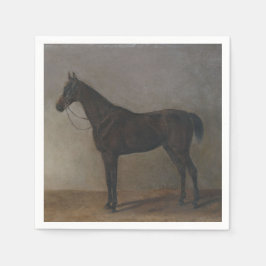 Bay Gelding Horse (von Albrecht Adam) Serviette