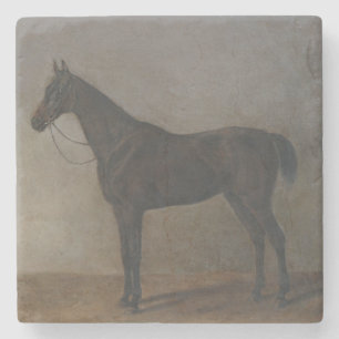 Bay Gelding Horse (von Albrecht Adam) Steinuntersetzer