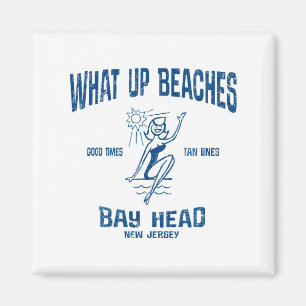 Bay Head New Jersey Nj Lustiges Vintage-Strand-T-S Magnet