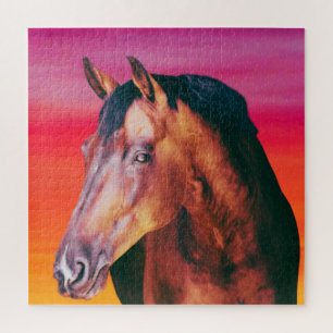 Bay Horse Farbverlauf    Puzzle