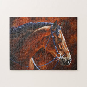 Bay Horse Hanoverian Warmblut Puzzle