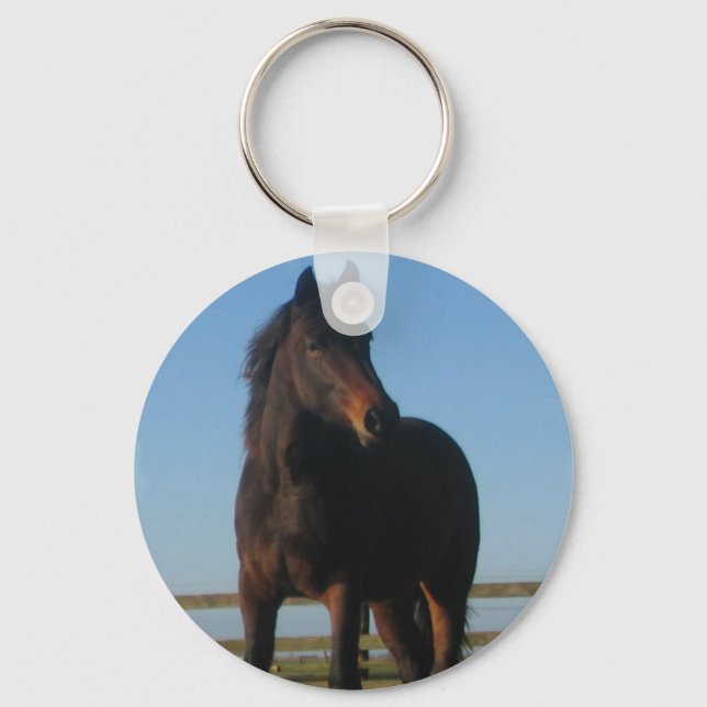 Bay Horse Schlüsselanhänger (Vorderseite)