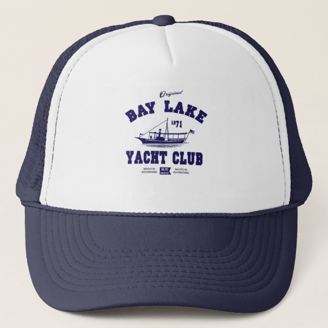 Bay Lake Yacht Club Hut. Vollständig anpassbar Truckerkappe (Vorderseite)