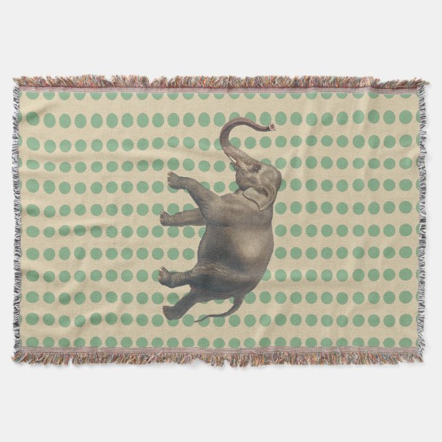 Bay Leaf Gewürzstimmungen Punkte mit Elefant Decke (Vorderseite)