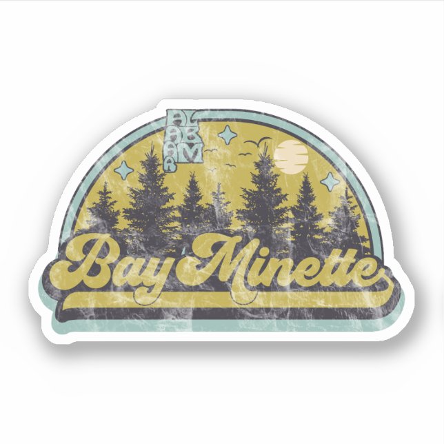 Bay Minette, Alabama Aufkleber (Vorderseite)